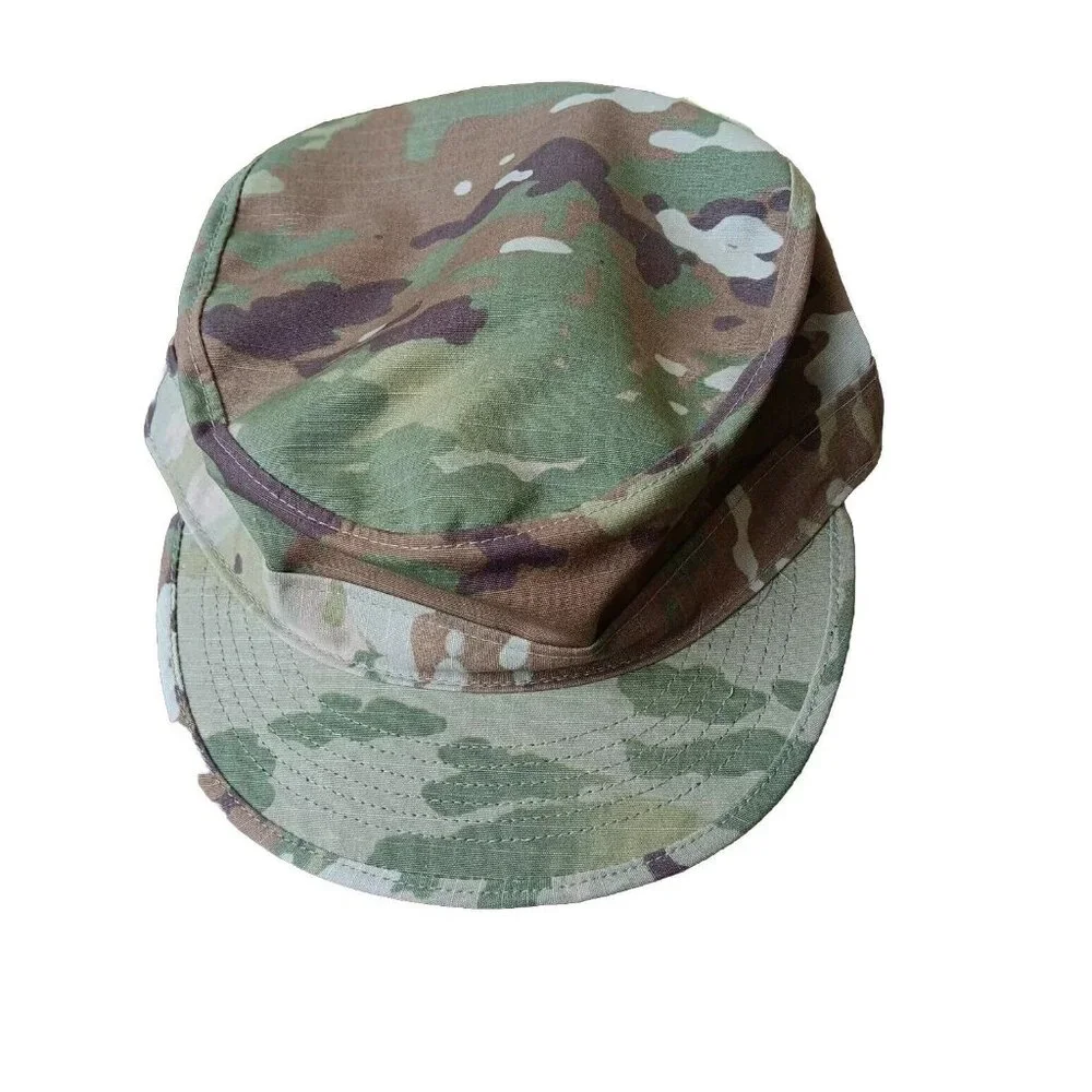 US‎ Army Patrol Camo Cap Mens Size 7&3/8 Fitted Hat